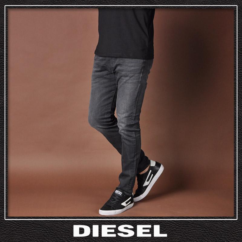 ディーゼル デニムスウェットパンツ DIESEL ジョグジーンズ メンズ ブランド KROOLEY-NE A09721-068FS ウォッシュドブラック｜bravas｜02