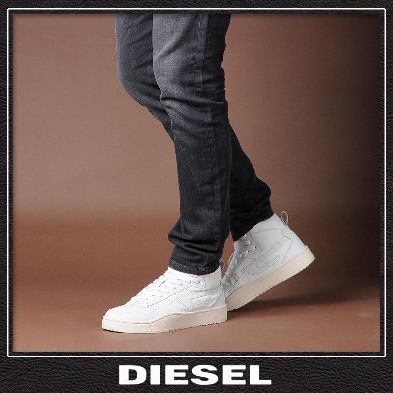 【DIESEL】S-Ukiyo V2 ミッドトップ ハイカットスニーカー Men's S-Ukiyo V2 Mid - High-top camo sneakers with peel-off