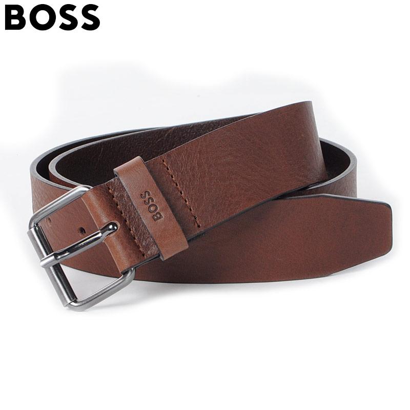 ヒューゴボス HUGO BOSS ベルト メンズ ブランド レザー 50471299 10208999 ブラウン BOSS（HUGO BOSS） ヒューゴボス HUGO BOSS ベルト メンズ ブランド
