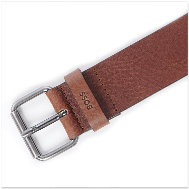 ヒューゴボス HUGO BOSS ベルト メンズ ブランド レザー 50471299 10208999 ブラウン 23213218102