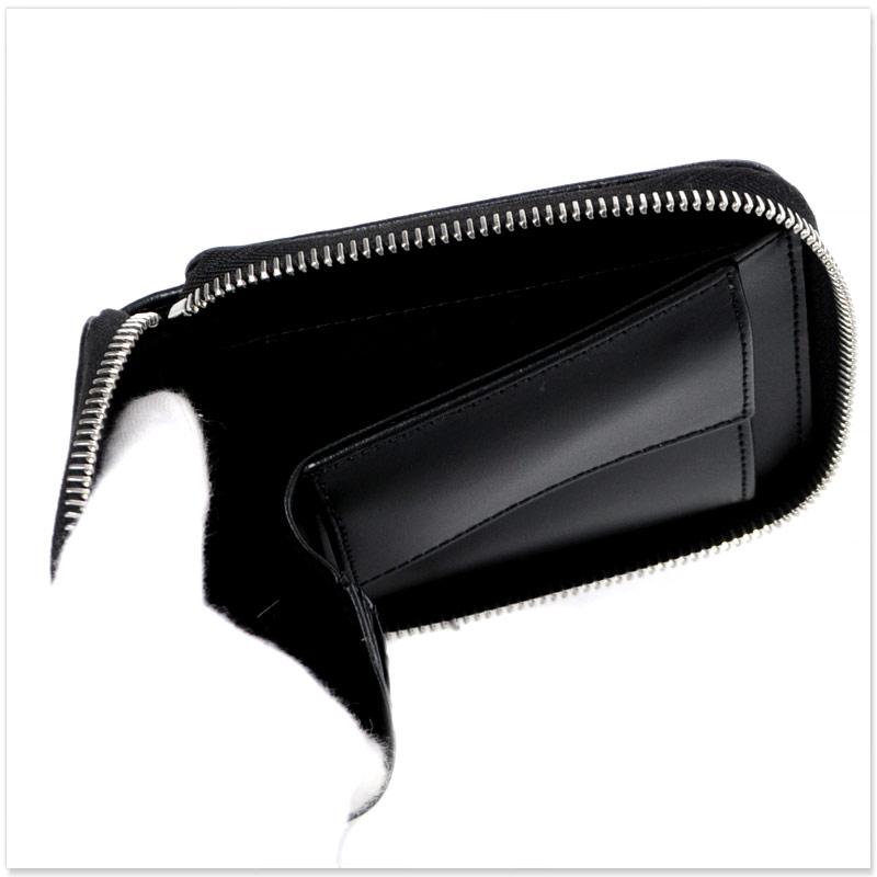 MAISON KITSUNE（メゾン キツネ） レザー財布 ラウンドファスナー 二