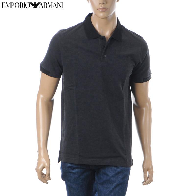 N*O様 【アルマーニ新品】EMPORIO ARMANI ブラック ポロシャツ EMPORIO ARMANI エンポリオアルマーニ SWIMWEAR ポロシャツ メンズ