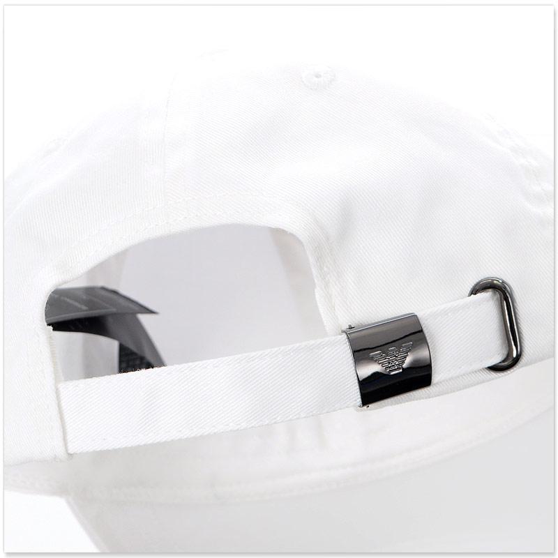 EMPORIO ARMANI エンポリオアルマーニ キャップ 帽子 メンズ ホワイト