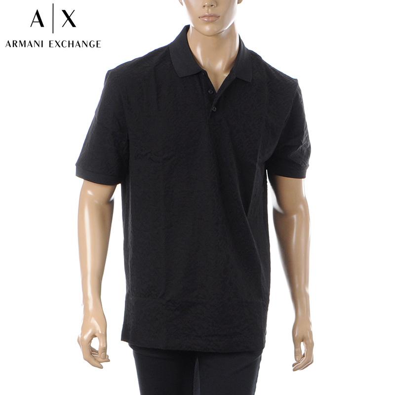 アルマーニエクスチェンジ ARMANI EXCHANGE A|X ポロシャツ メンズ 半袖 XM000477 AF10337 ブラック 黒 ロゴ 人気 ブランド シンプル おしゃれ コットン カジュアル 通気性 ゴルフ 大きいサイズ 送料無料 ARMANI EXCHANGE アルマーニエクスチェンジ A|X ポロシャツ メンズ