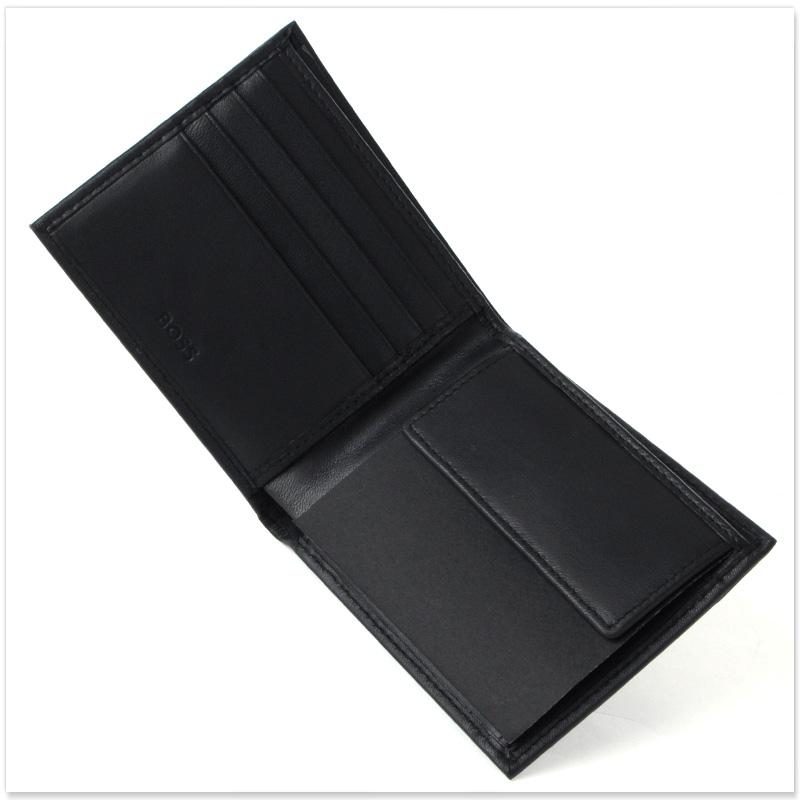 BOSS（HUGO BOSS） ヒューゴボス HUGO BOSS 二つ折り財布 小銭入れ付き