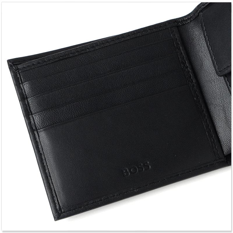 BOSS（HUGO BOSS） ヒューゴボス HUGO BOSS 二つ折り財布 小銭入れ付き