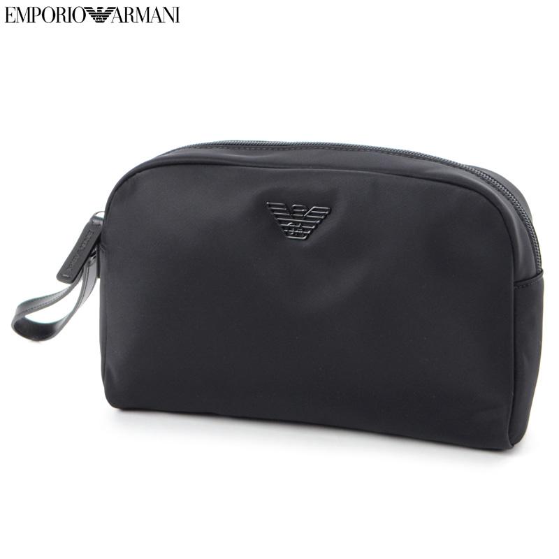 エンポーリオ　アルマーニ　MENSポーチ EMPORIO ARMANI エンポリオアルマーニ バッグ メンズ トラベルポーチ