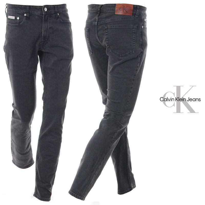カルバンクライン   JEANS ジーンズ メンズ スリムフィット LV04RB738G Slim CK Essential Black Jean ストレッチ デニムパンツ 黒 ブラック 細身 大人 カジュアル オールシーズン 大きいサイズ 2025秋冬新作 Calvin Klein Jeans（カルバンクラインジーンズ） カルバンクライン