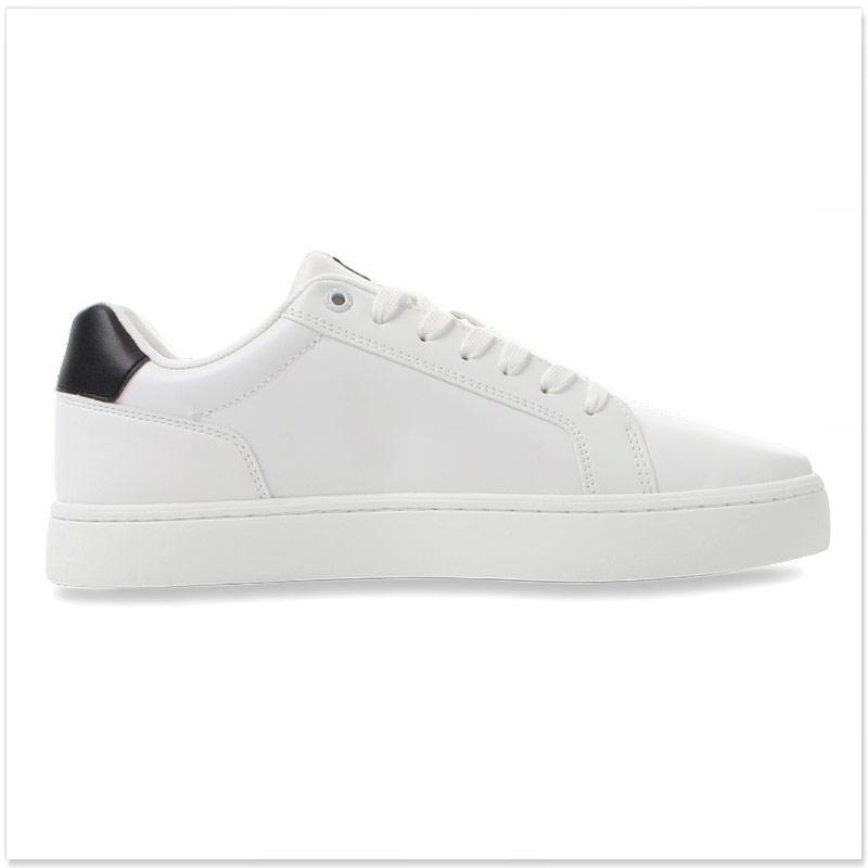 カルバンクライン ジーンズ   Jeans スニーカー メンズ YM0YM01369 ホワイト ローカット レザースニーカー ブランドスニーカー 白 革靴 カジュアル シンプル 定番 おしゃれ 人気 2025秋冬新作 Calvin Klein Jeans（カルバンクラインジーンズ） カルバンクライン
