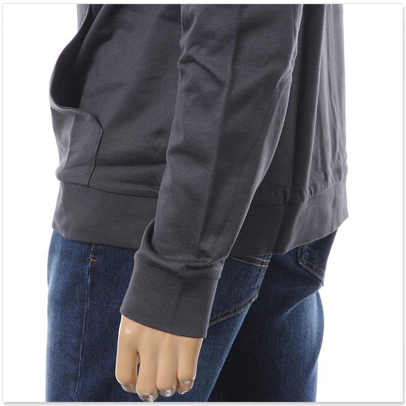 ヒューゴボス HUGO BOSS メンズ Authentic Jacket Z スウェット ジャケット ダークグレー 50545564 10269562 フルジップ トラックトップ ロゴ シンプル 2025秋冬新作 BOSS（HUGO BOSS） ヒューゴボス HUGO BOSS メンズ Authentic Jacket Z