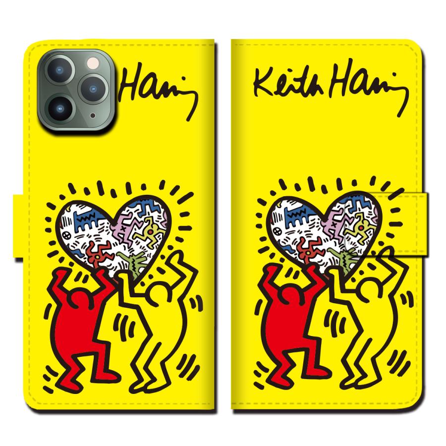 iPhone16 17 air ケース スマホケース 手帳型 キースへリング keith