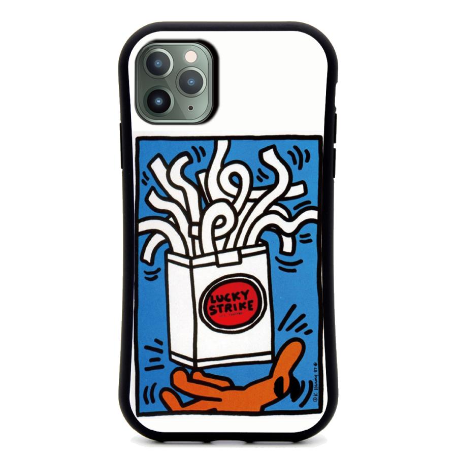 iPhone15 スマホケース 全面保護 グリップ キースヘリング KeithHaring アート  耐衝撃 iPhone 14 13 15pro SE プロ 12 promax plus｜brave-market｜11