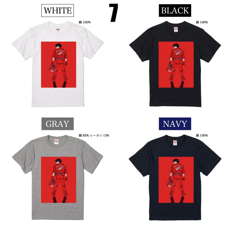 Tシャツ 半袖 春 夏 メンズ レディース AKIRA アキラ 丸首 Tシャツ 半袖 春 夏 メンズ レディース AKIRA アキラ 丸首