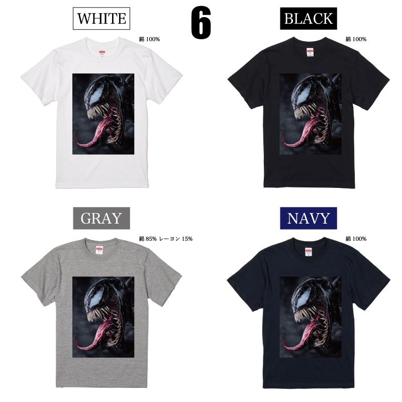 Tシャツ メンズ マーベル ヴェノム スパイダーマン スパイダーバース