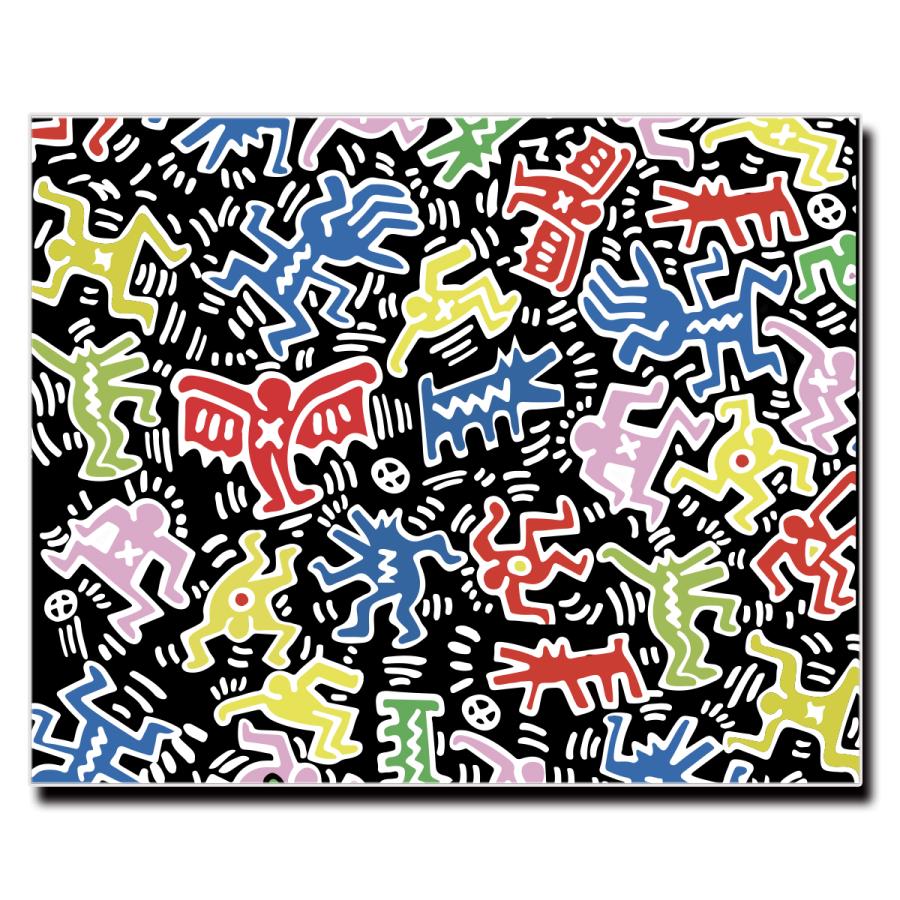 アート パネル キースヘリング keith haring キャンバス ファブリック ポスター 額縁 壁紙 インテリア 18×14 27×22 41×32cm モダン 雑貨 絵画 油絵 風景画｜brave-market｜03