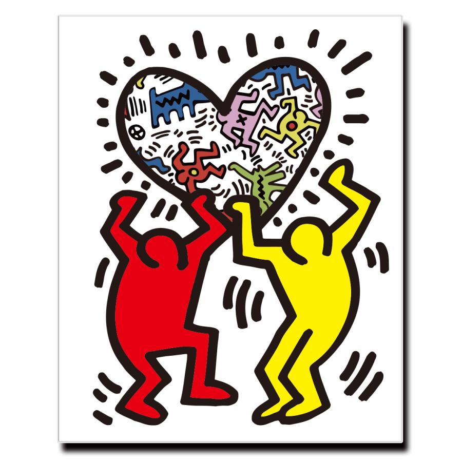 アート パネル キースヘリング keith haring キャンバス ファブリック ポスター 額縁 壁紙 インテリア 18×14 27×22 41×32cm モダン 雑貨 絵画 油絵 風景画｜brave-market｜08