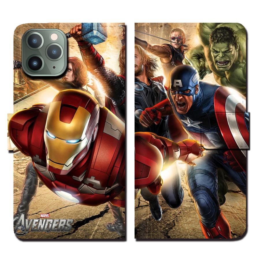 iPhone16 17 air ケース スマホケース 手帳型 MARVEL アベンジャーズ