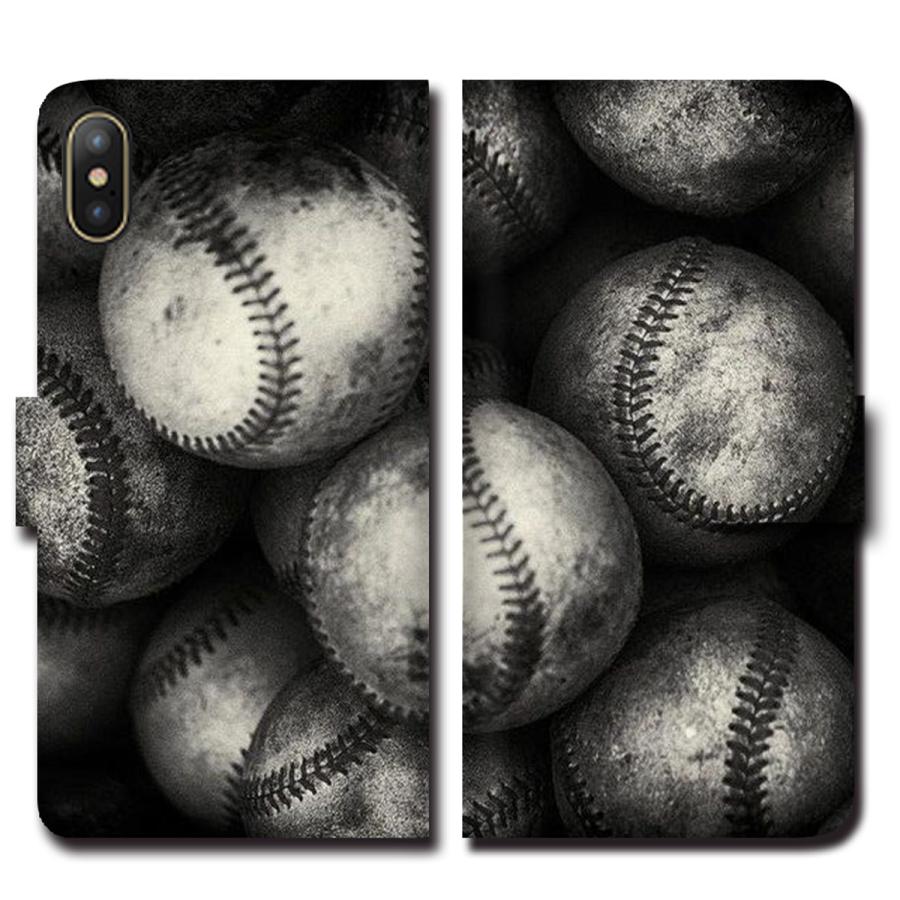 iphone15 ケース スマホケース 手帳型 iPhone12 14pro SE MLB NPB 野球 ボール メジャーリーグ｜brave-market｜04