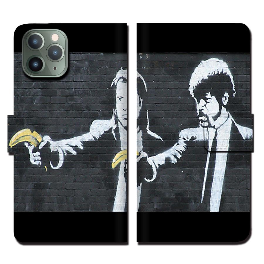 iphone15 ケース スマホケース 手帳型 バンクシー Banksy グッズ iPhone12 14pro SE｜brave-market｜06