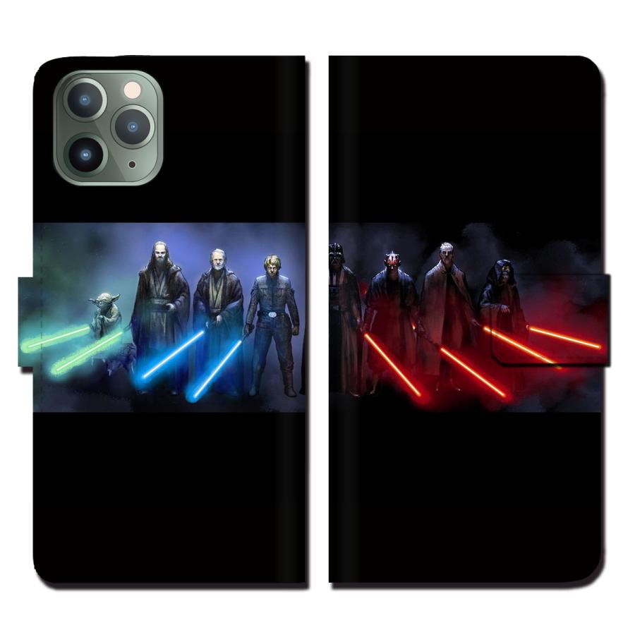 iphone15 ケース スマホケース 手帳型 iPhone12 14pro SE スターウォーズ STARWARS オビワン｜brave-market｜05