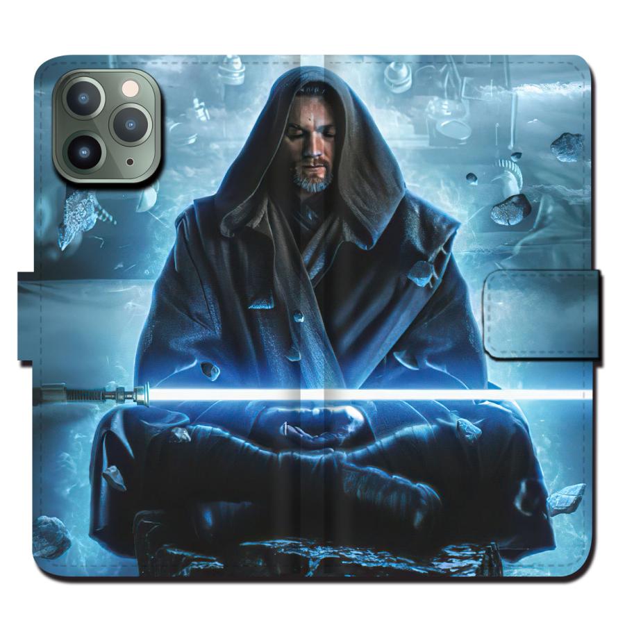 iphone15 ケース スマホケース 手帳型 iPhone12 14pro SE スターウォーズ STARWARS オビワン｜brave-market｜09