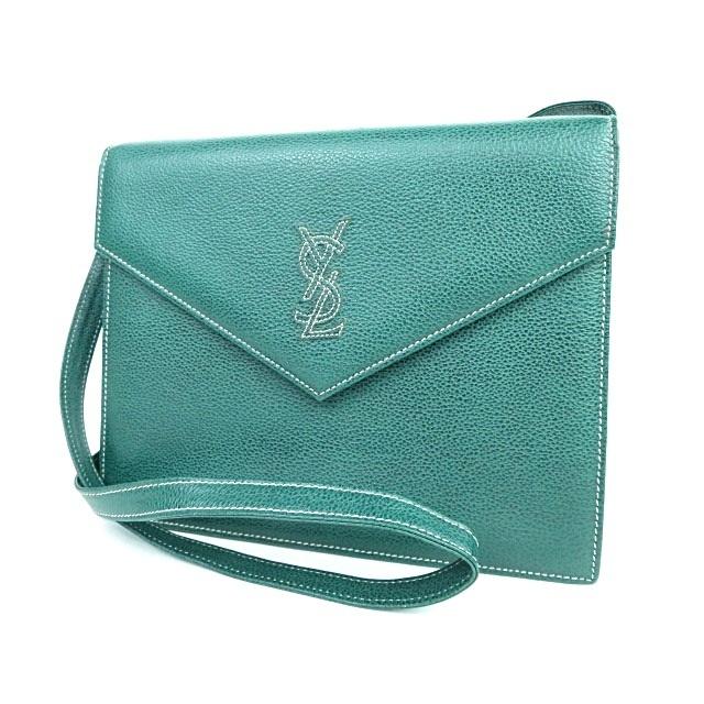 SAINT LAURENT 【超美品】イヴサンローラン 2WAYショルダー クラッチ 