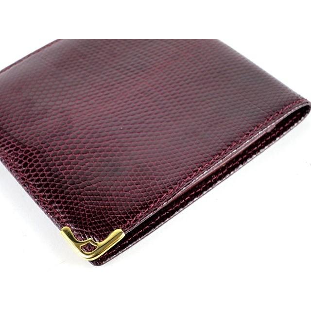 カルティエ お札入れ 中古・古着通販】Cartier (カルティエ) 札入れ ボルドー｜ブランド