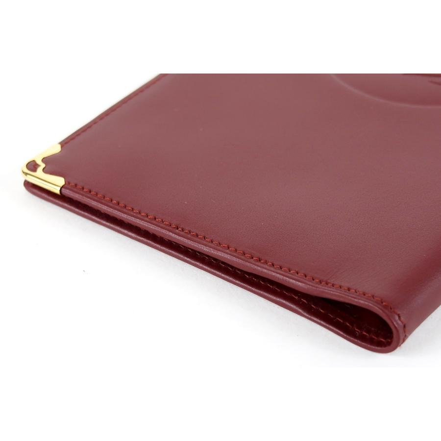 Cartier カルティエ マストライン ボルドー　札入れ 二つ折り長財布 Cartier（カルティエ） 【新品同様・未使用】Cartier マストライン 二