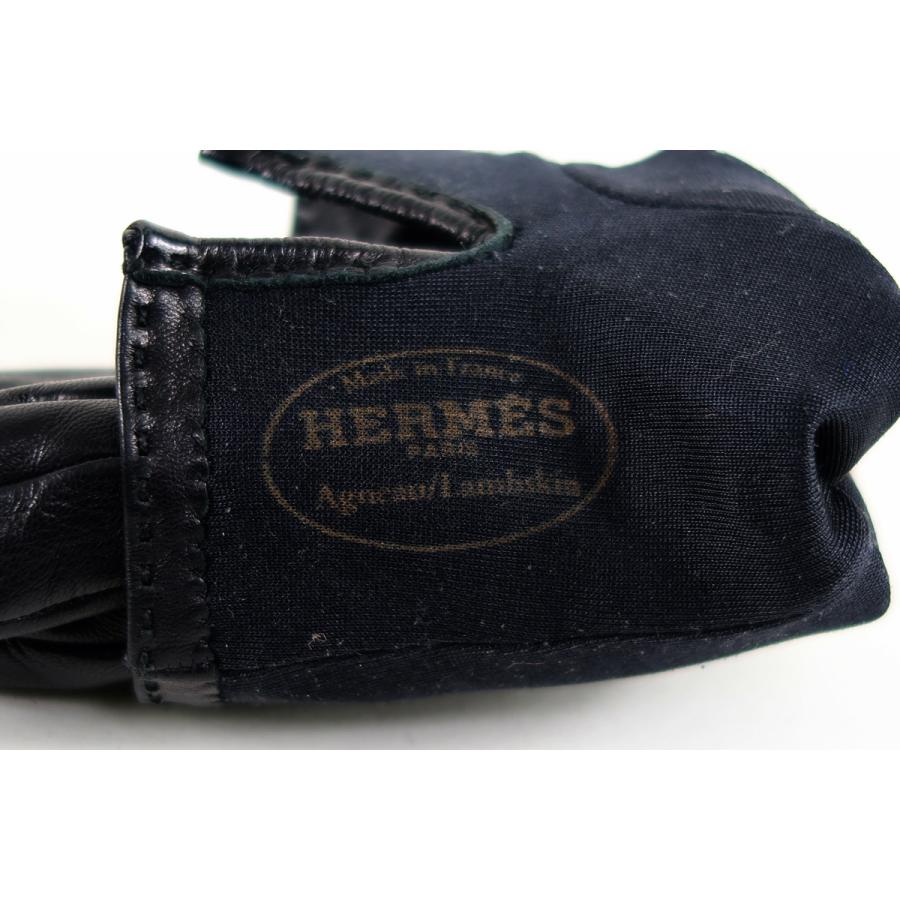 【超美品】HERMES エルメス 手袋 ケリー レザーグローブ 高級ブランド 小物 服飾雑貨 レディース 7【HN17】｜brave-murayama｜07