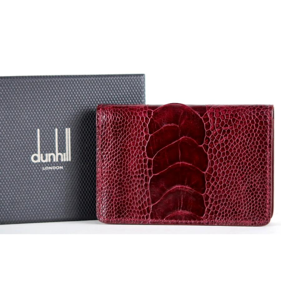 dunhill（ダンヒル） 【新品・未使用】dunhill オーストリッチレザー 