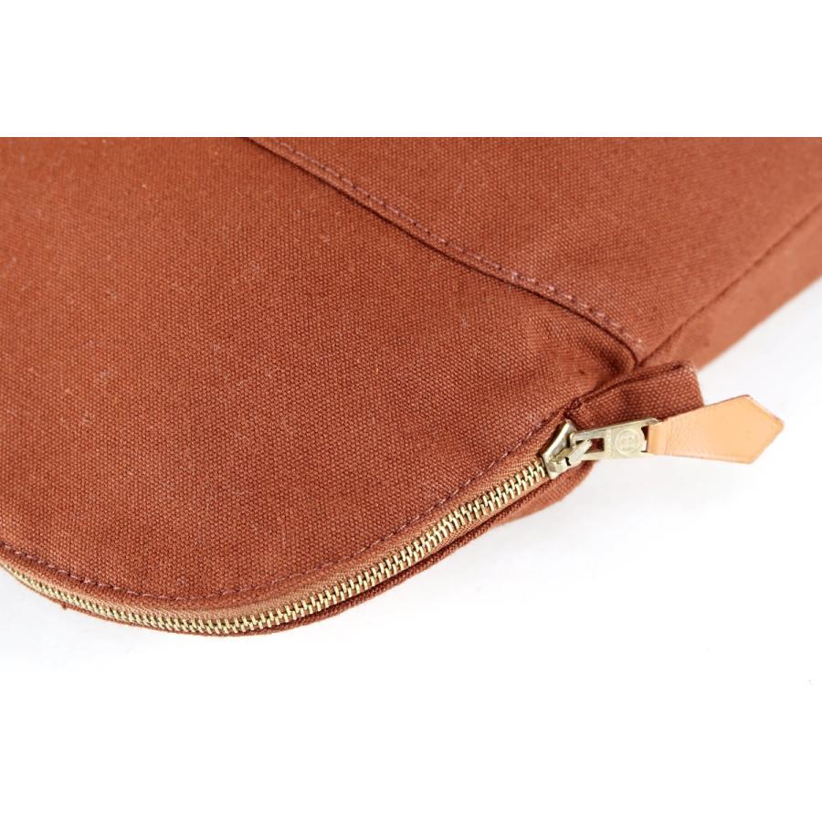 HERMES（エルメス） 【超美品】HERMES ボリードポーチ 大 ブラウン