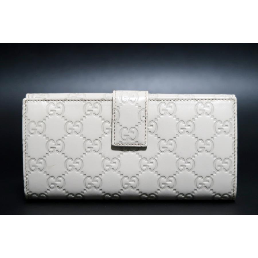 GUCCI（グッチ） 【新品同様・未使用】GUCCI 二つ折り長財布 GG シマ