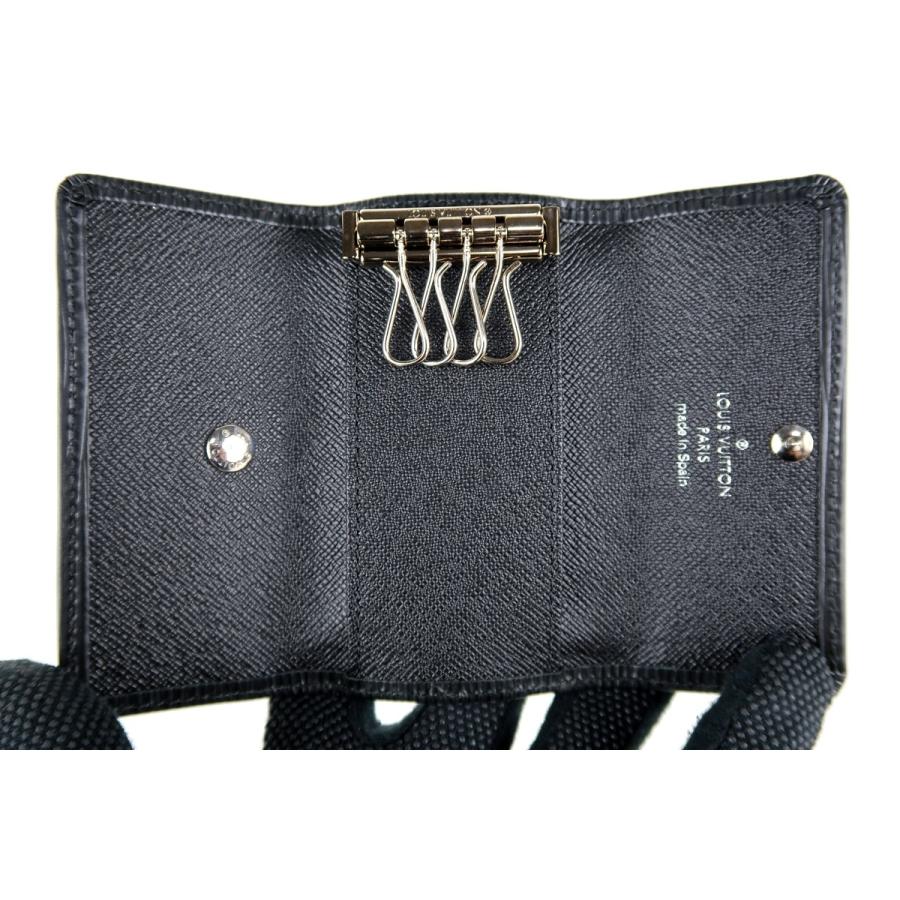 美品】ルイヴィトン ミュルティクレ4 エピ キーケース 4連 ブラック 美