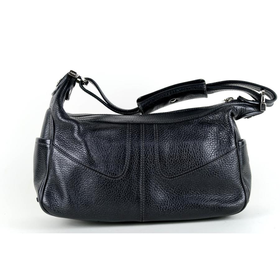 【美品】TOD'S トッズ フラワーバッグ オールレザー ネイビー ハンドバッグ 美品】TOD'S トッズ フラワーバッグ オールレザー ネイビー