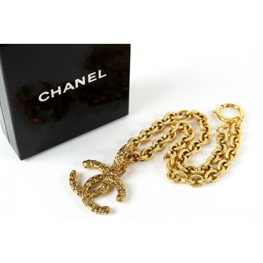 シャネル CHANEL ネックレス ココマーク ヴィンテージ 93A ゴールド CHANEL（シャネル） 【超美品】CHANEL ヴィンテージ ココマーク