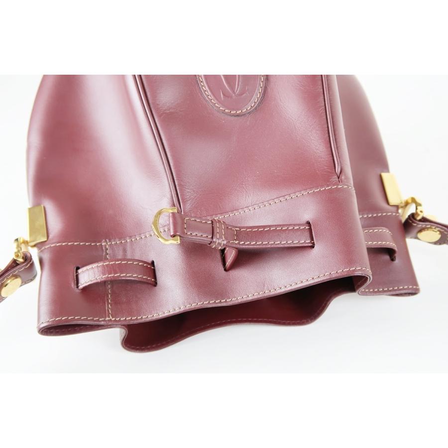 Cartier（カルティエ） 【超美品】Cartier 巾着型 ショルダーバッグ