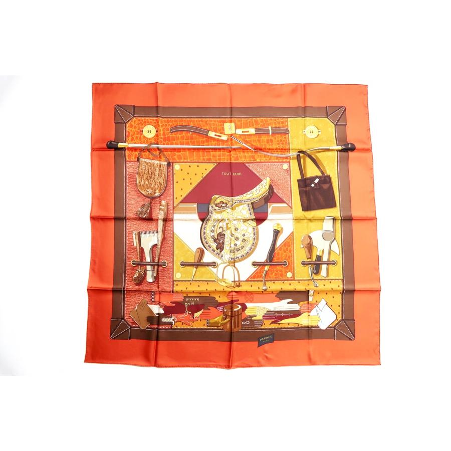 HERMES（エルメス） 【新品同様・未使用】HERMES スカーフ カレ【TOUT 