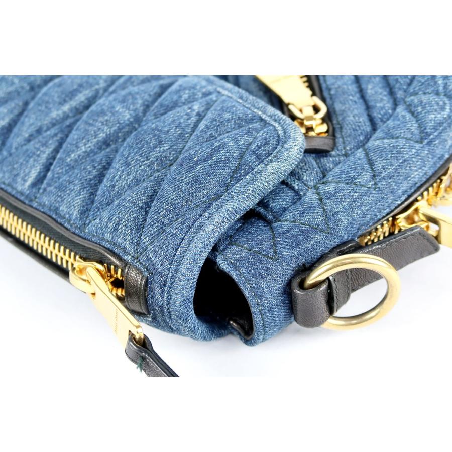 miu miu（ミュウミュウ） 【超美品】miumiu デニム バイカー