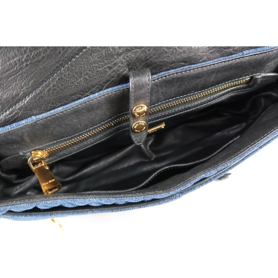 miu miu（ミュウミュウ） 【超美品】miumiu デニム バイカー