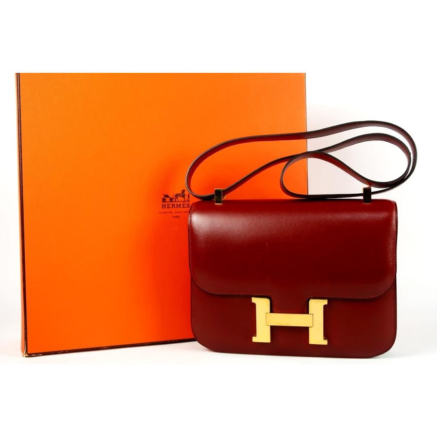 Constance 【美品】HERMES エルメス コンスタンス23 ボックスカーフ