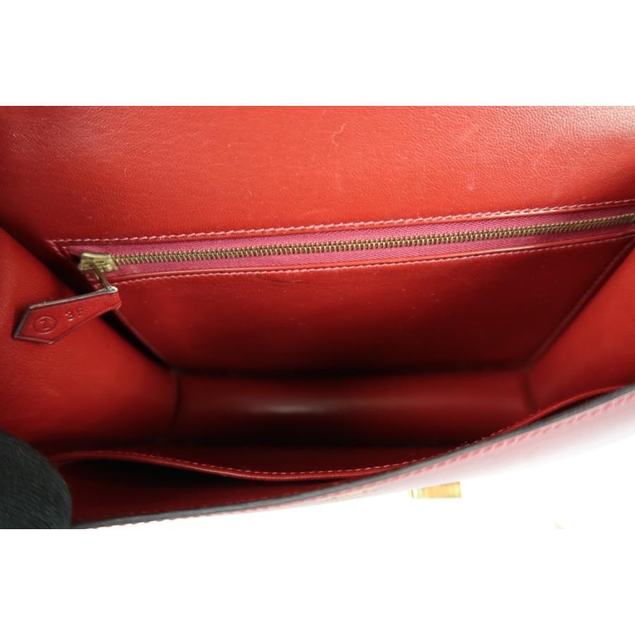 良品 HERMES エルメス コンスタンス 23 トワルアッシュ ボックスカーフ マル G刻印 ショルダー バッグ ボルドー k1264 HERMES エルメス コンスタンス 23 トワルアッシュ ボックスカーフ マル