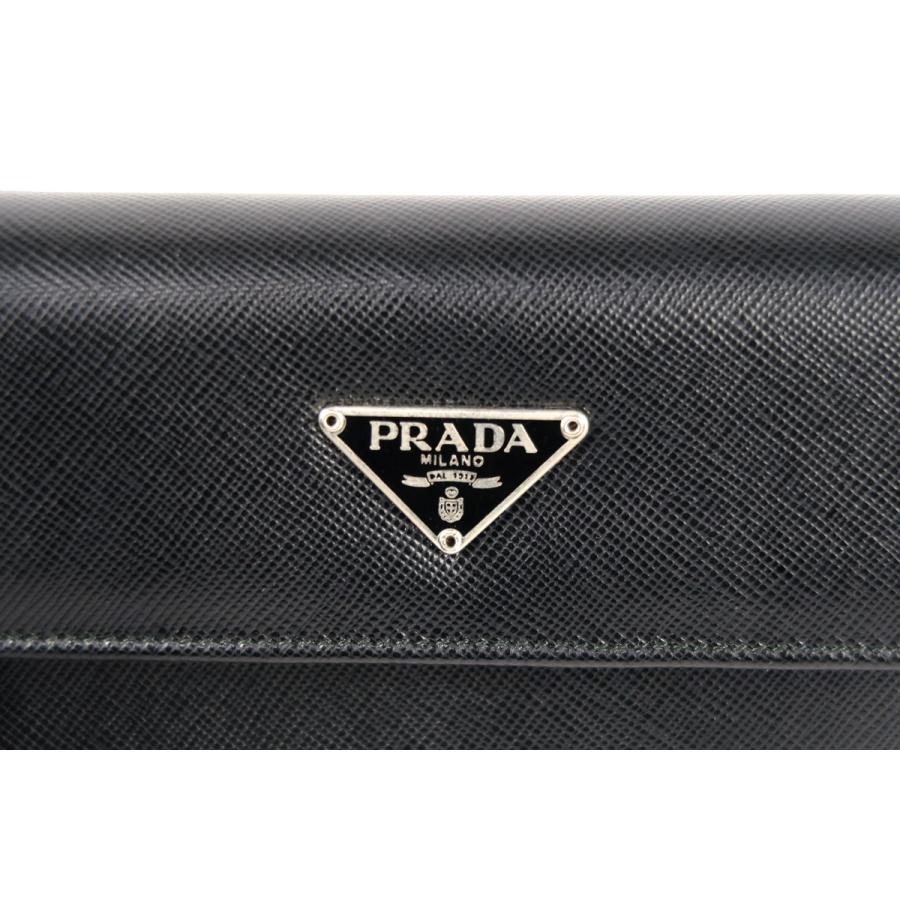 PRADA（プラダ） 【新品同様・未使用】PRADA サフィアーノレザー 二