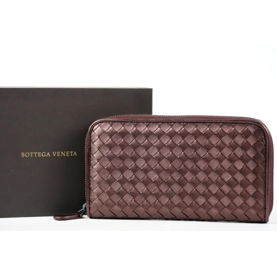 BOTTEGA VENETA（ボッテガ・ヴェネタ） 【新品同様・未使用】BOTTEGAVENETA イントレチャート ラウンドファスナー 長財布  ブラウン【LF17】 : Brave - 通販 - Yahoo!ショッピング