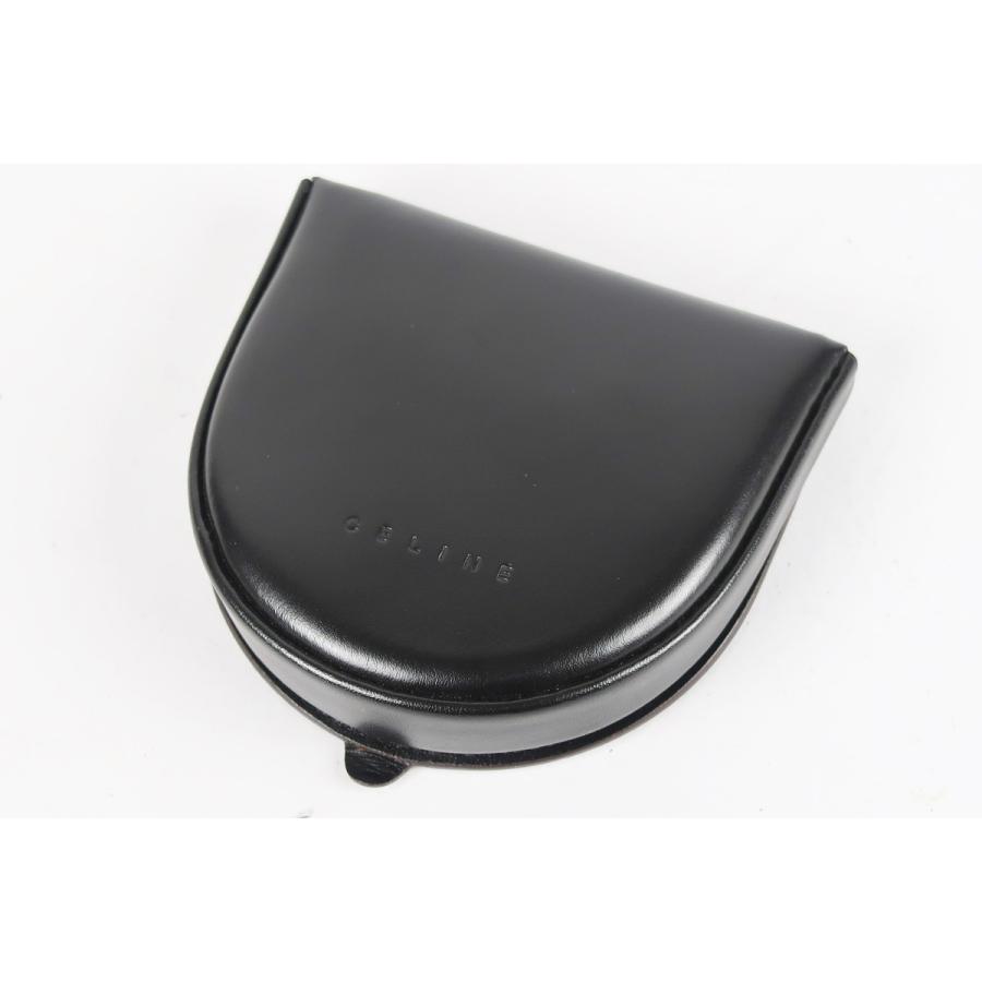【新品同様・未使用】CELINE セリーヌ オールレザー コインケース 小銭入れ ブラック 小物【MF37】 | CELINE | 01