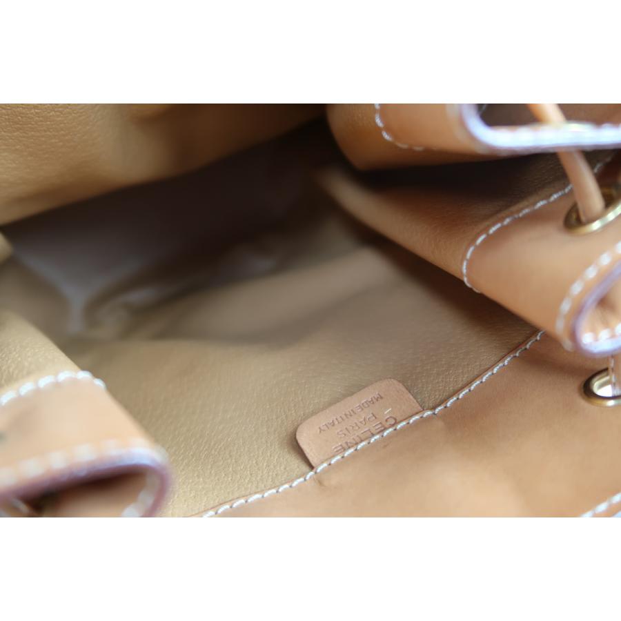 CELINE 【美品】CELINE セリーヌ マカダム 巾着型 ワンショルダー 
