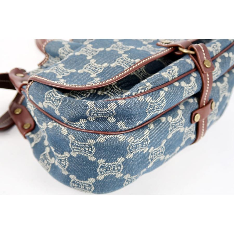 CELINE（セリーヌ） 【超美品】CELINE デニム マカダム ショルダー