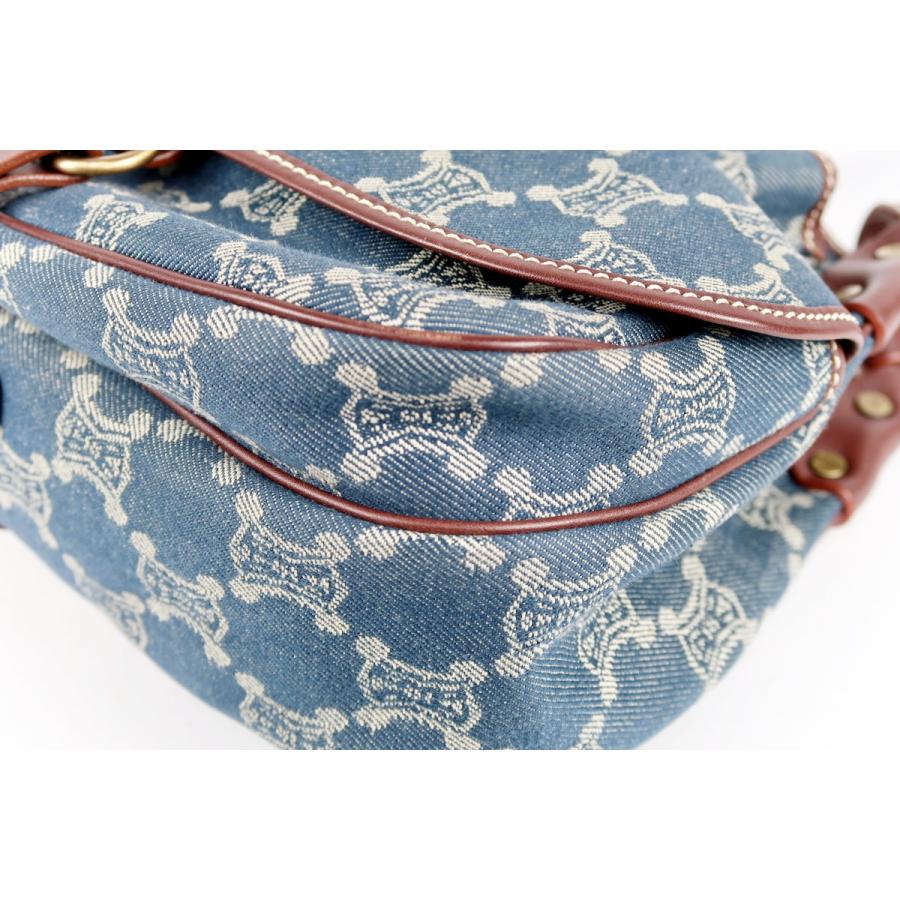 CELINE（セリーヌ） 【超美品】CELINE デニム マカダム ショルダー 