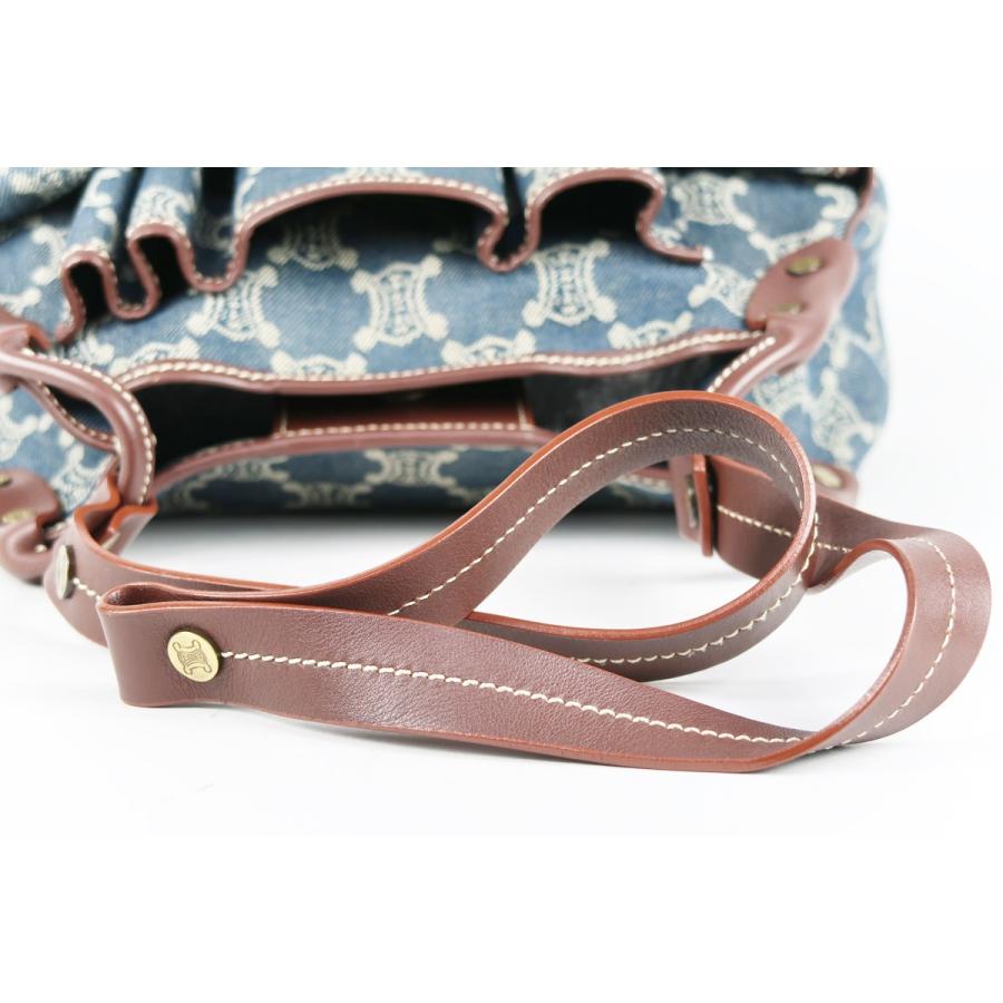 CELINE（セリーヌ） 【超美品】CELINE デニム マカダム ショルダー