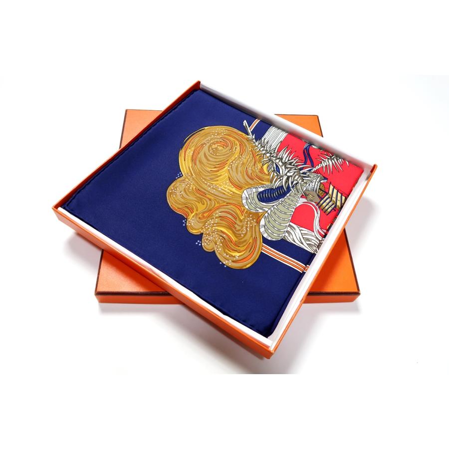 HERMES 【新品同様・未使用】HERMES エルメス スカーフ カレ 【Au FIL