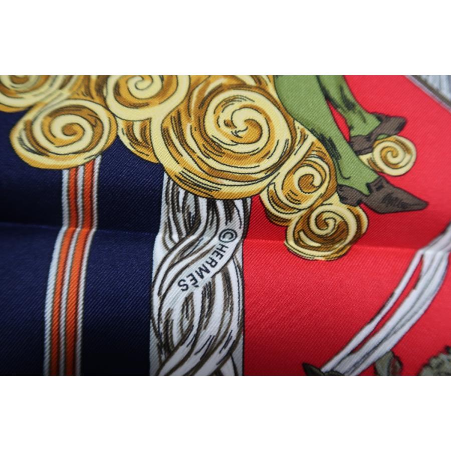 HERMES 【新品同様・未使用】HERMES エルメス スカーフ カレ 【Au FIL